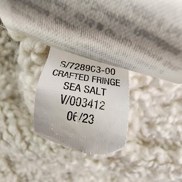 Old Navy Women's Textured Fringe Pullover Sweater XXL Wool Blend Knit Boho Chic - Picture 10 of 10